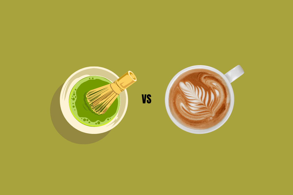 Matcha vs káva